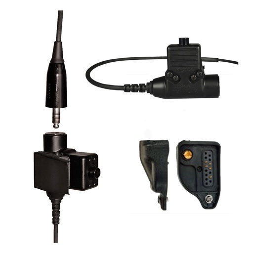 OTTO V3-10938 U94 Nexus 2-Way Radio PTT Adapter - Kenwood NX-5000